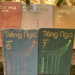 Sách học tiếng Nga, 3-4-5-6-7, bìa cứng, in ở Nga