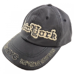シュプリーム SUPREME NEW YORK LEATHER 6-PANEL Mũ - Hàng hiệu Chính hãng