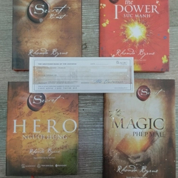 Full bộ 4 cuốn The secret. bìa cừng 356592