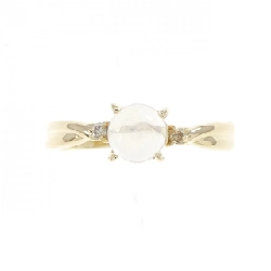 K18YG Nhẫn Đá Mặt Trăng - Hàng hiệu Chính hãng 853402