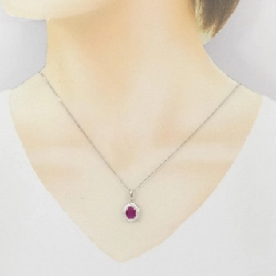 Dây chuyền ruby PT900/PT850 1.39CT - Hàng hiệu Chính hãng 860305