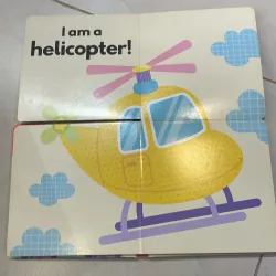 NGOẠI VĂN tiếng anh trẻ em: GUESS WHAT ? VEHICLE - Fold out book ! Little beginners  1027576