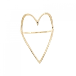 【Sản phẩm mới】Nhẫn K10YG hình trái tim 668411