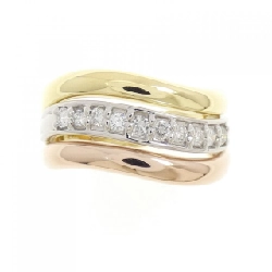 Nhẫn kim cương K18YG/PT900/K18PG 0.27CT 669253