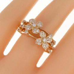 Nhẫn kim cương hoa K18PG 0.42CT - Hàng hiệu Authentic 857064