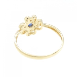 Nhẫn Sapphire K18YG hình cỏ 0.14CT - Hàng hiệu chính hãng 855161