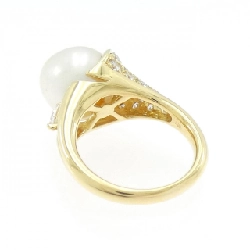 Nhẫn ngọc trai trắng K18YG - Hàng hiệu Authentic 854141