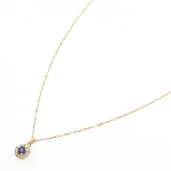K18YG Sapphire Necklace 0.18CT - Hàng hiệu Authentic 863800