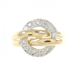 Nhẫn kim cương K18YG/PT900 671454