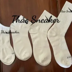 Vớ / Tất thể thao cho nam nữ (trắng / đen) giao màu ngẫu nhiên 591858