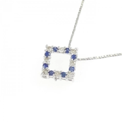 K18WG Sapphire Necklace 0.10CT - Hàng hiệu Authentic 859000