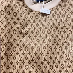 Áo sweatshirt Louis Vuitton họa tiết Monogram size SML màu be 1024448