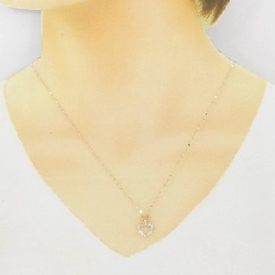K18YG Dây chuyền kim cương hình trái tim 0.01CT - Hàng hiệu Chính hãng 861989