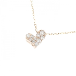 K10PG Dây chuyền kim cương hình trái tim 0.14CT - Hàng hiệu Chính hãng 858176