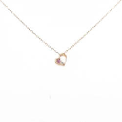 K10PG Dây chuyền hình trái tim Sapphire - Hàng hiệu Chính hãng