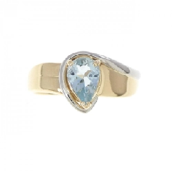 Nhẫn Aquamarine K18YG/PT900 0.54CT - Hàng hiệu Chính hãng 851380