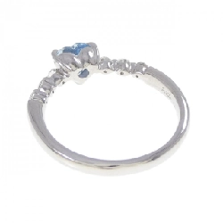 Nhẫn Aquamarine PT900 hình trái tim 0.52CT - Hàng hiệu Chính hãng 846725