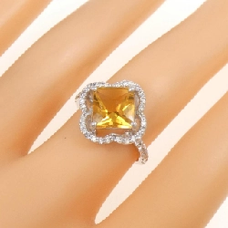 Nhẫn Citrine K18WG 2.02CT - Hàng hiệu Chính hãng 854195