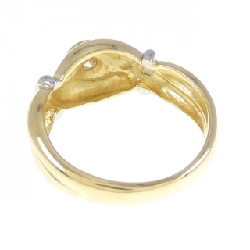 Nhẫn kim cương K18YG/PT900 0.17CT 670623