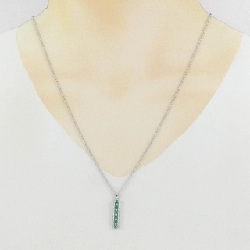 Dây chuyền Emerald PT900/PT850 0.53CT - Hàng hiệu Authentic 846489