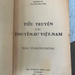 TIỂU TRUYỆN CÁC THUYỀN SƯ VIỆT NAM - KHÁNH VÂN NGUYỄN THỤY HÒA 934120