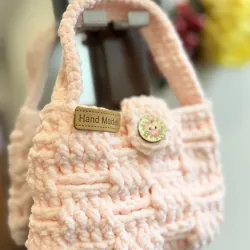 Túi xách bằng len nhung làm thủ công cho bé đựng lì xì ngày Tết 752621