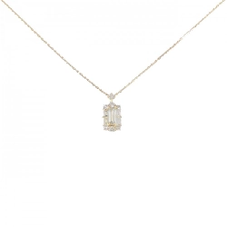 K18YG Dây chuyền kim cương 0.19CT - Hàng hiệu Chính hãng