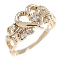 Nhẫn kim cương hình trái tim K18PG 0.15CT - Hàng hiệu chính hãng