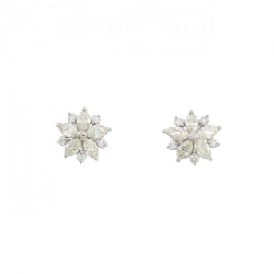 Bông tai kim cương hoa PT900 0.50CT - Hàng hiệu Chính hãng