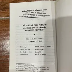 Kỹ thuật đọc nhanh các sách báo và tài liệu Khoa học - Kỹ thuật (k3) 564260
