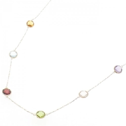 K18YG Đá màu Dây chuyền - Hàng hiệu Chính hãng 856264