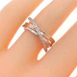 Nhẫn kim cương K18WG/K18PG 0.08CT 671022