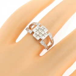 Nhẫn kim cương K18WG 0.75CT - Hàng hiệu Chính hãng 852821