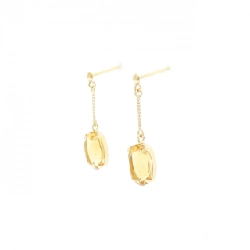 K18YG Citrine Earrings - Hàng hiệu Authentic 867343