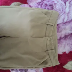 Quần beggi dạ màu vàng da