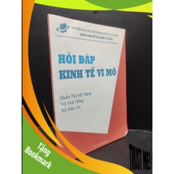 (TẶNG BOOKMARK) Hỏi đáp kinh tế vi mô năm 2014 mới 80% có viết nhẹ RBK.TN2602 giáo trình