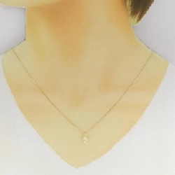 K18YG Dây chuyền kim cương 0.33CT - Hàng hiệu Chính hãng 860407