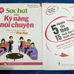 Combo sách kĩ năng:Sức hút kỹ năng nói chuyện và 5 nguyên tắc thép 70859