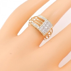 Nhẫn kim cương K18YG/K18WG 0.32CT 673119