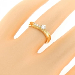 Nhẫn kim cương K18YG 0.15CT 665999