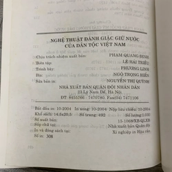 Nghệ thuật đánh giặc cứu nước của dân tộc việt nam. 999 460033