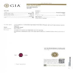 Nhẫn Ruby Nữ Hoàng 1.554CT Xuất xứ Myanmar - Hàng hiệu Chính hãng 842127