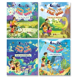 Cùng bố khám phá thế giới - Combo 4 cuốn - - LINHLANBOOKS - Sách Mẹ và bé