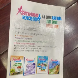 CẨM NANG KHOẺ ĐẸP ĂN UỐNG RAU QUẢ TƯƠI SỐNG DƯỠNG SINH - sức khoẻ dinh dưỡng 1038216