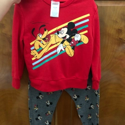 Bộ nỉ da cá Chuột Mickey Nhân vật 2-3y 256444