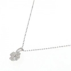 K18WG Nhẫn Bạc Clover Kim Cương 0.40CT - Hàng hiệu Chính hãng 862020