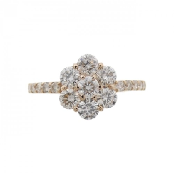 Nhẫn kim cương hoa K18PG 1.00CT 670380