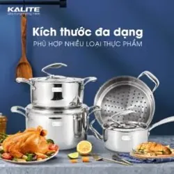 🥘 KL999 – Bộ nồi inox 3-5 lớp nguyên khối, tiết kiệm điện, giữ trọn dinh dưỡng! 708742