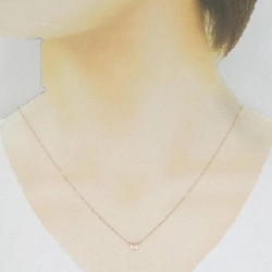 K18YG Dây chuyền kim cương hình trái tim 0.03CT - Hàng hiệu Chính hãng 863064