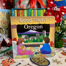 Sách ngoại văn Goodnight Oregon, Board Book, sờn bìa ngoài, mép và gáy